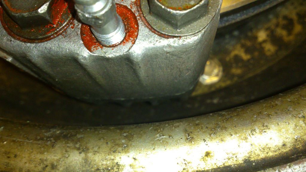 RX7 calipers with ae86 strut brake setup